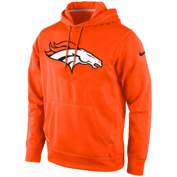 Men Denver Broncos Nike KO Logo Essential Hoodie Orange->denver broncos->NFL Jersey
